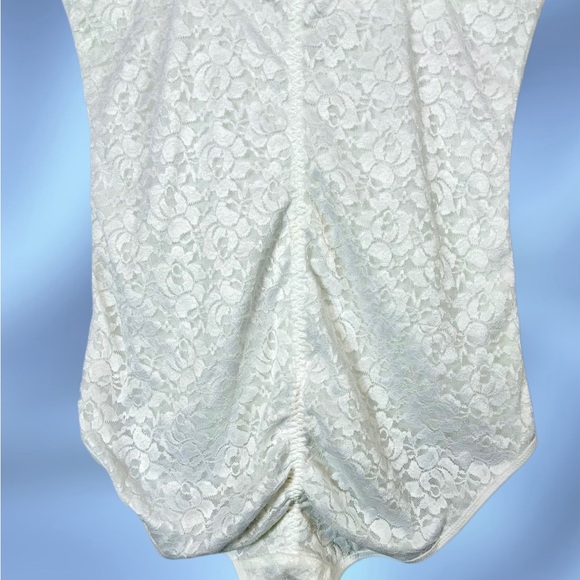 New Brabic White Lace Tummy Control Shaper Bodysuit / 2XL - Picture 12 of 12